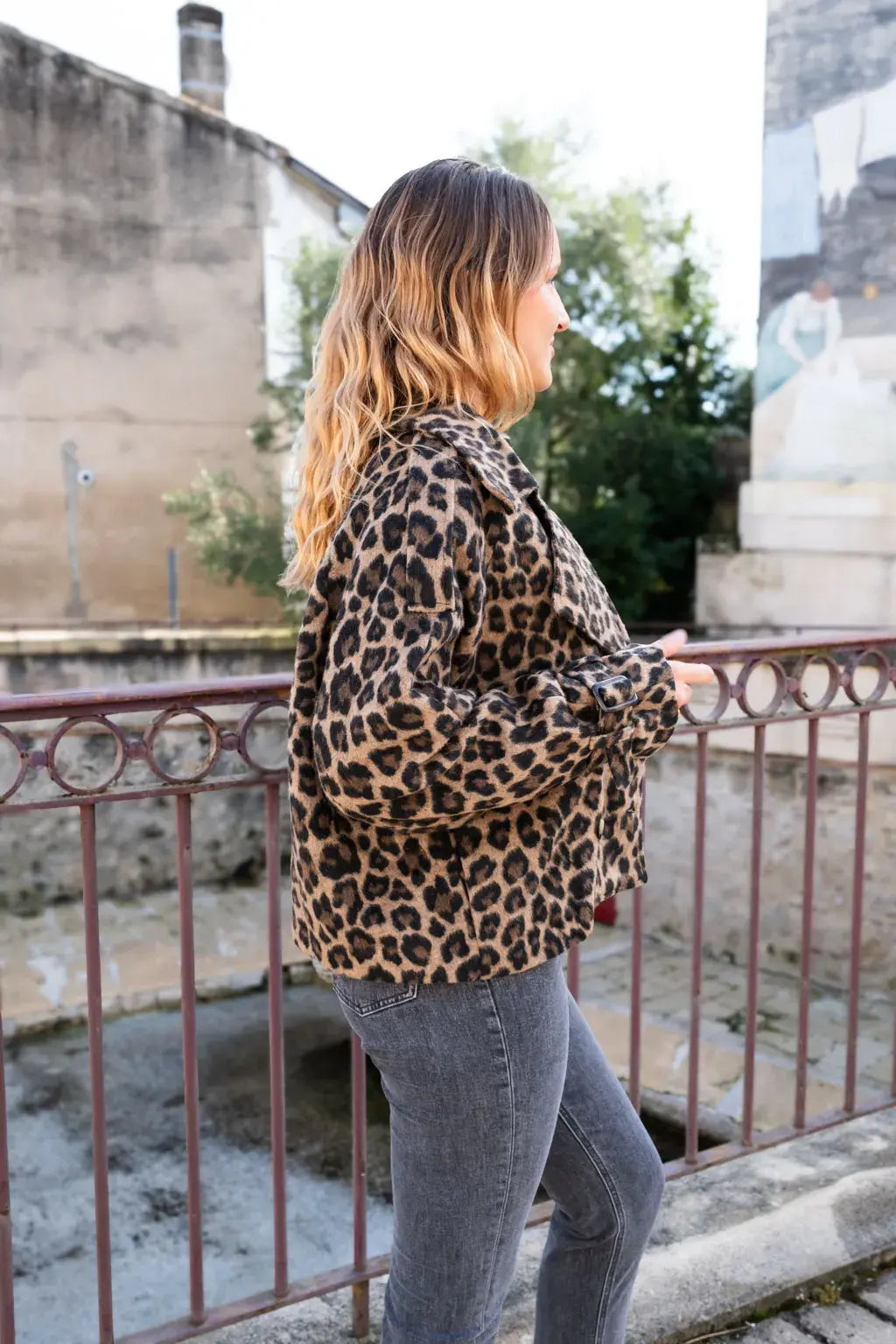 Trench Hedy léopard