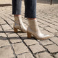 Bottines Paris dorées