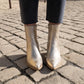 Bottines Paris dorées