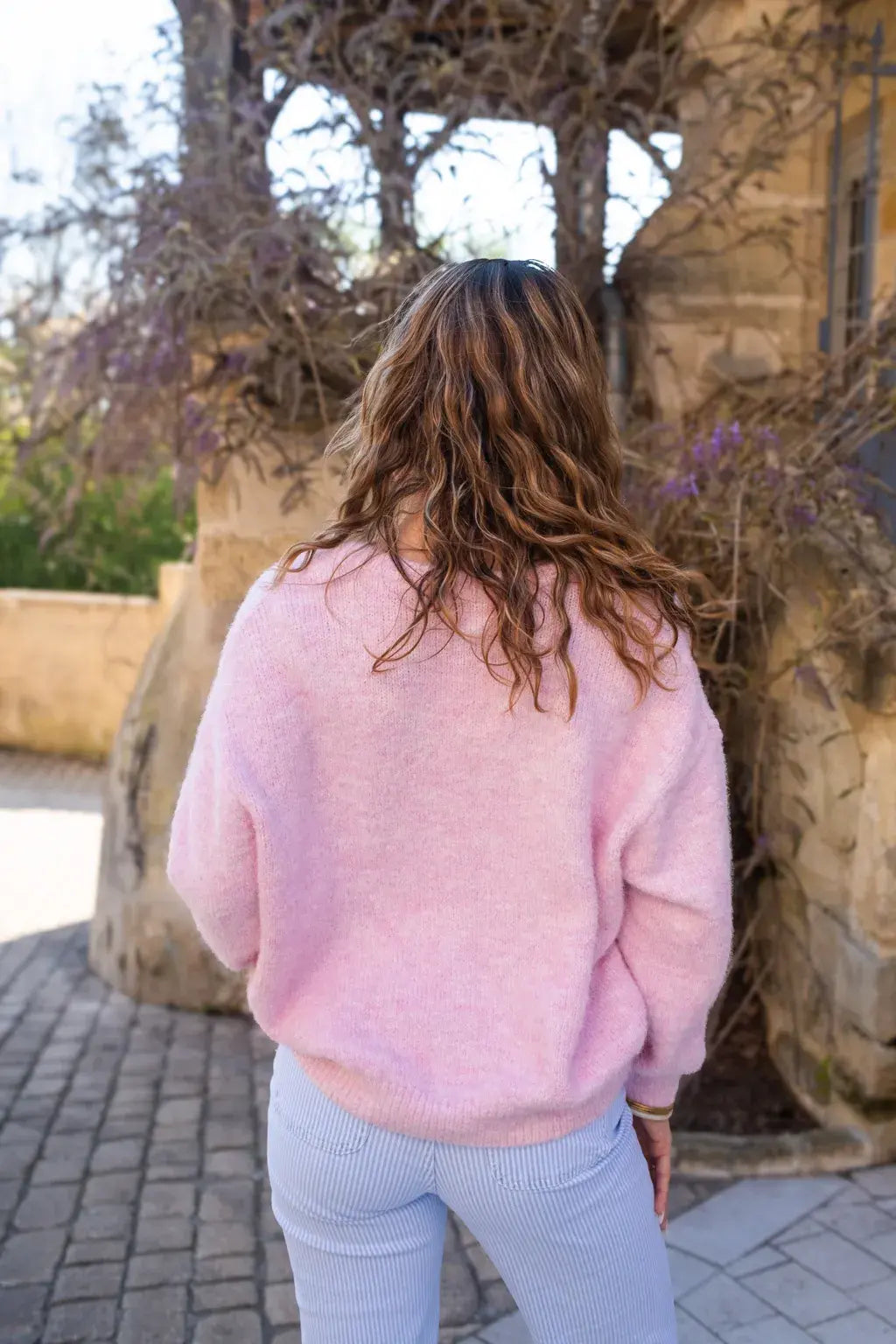 Gilet Bobby rose clair