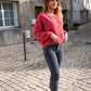 Gilet Bobby framboise
