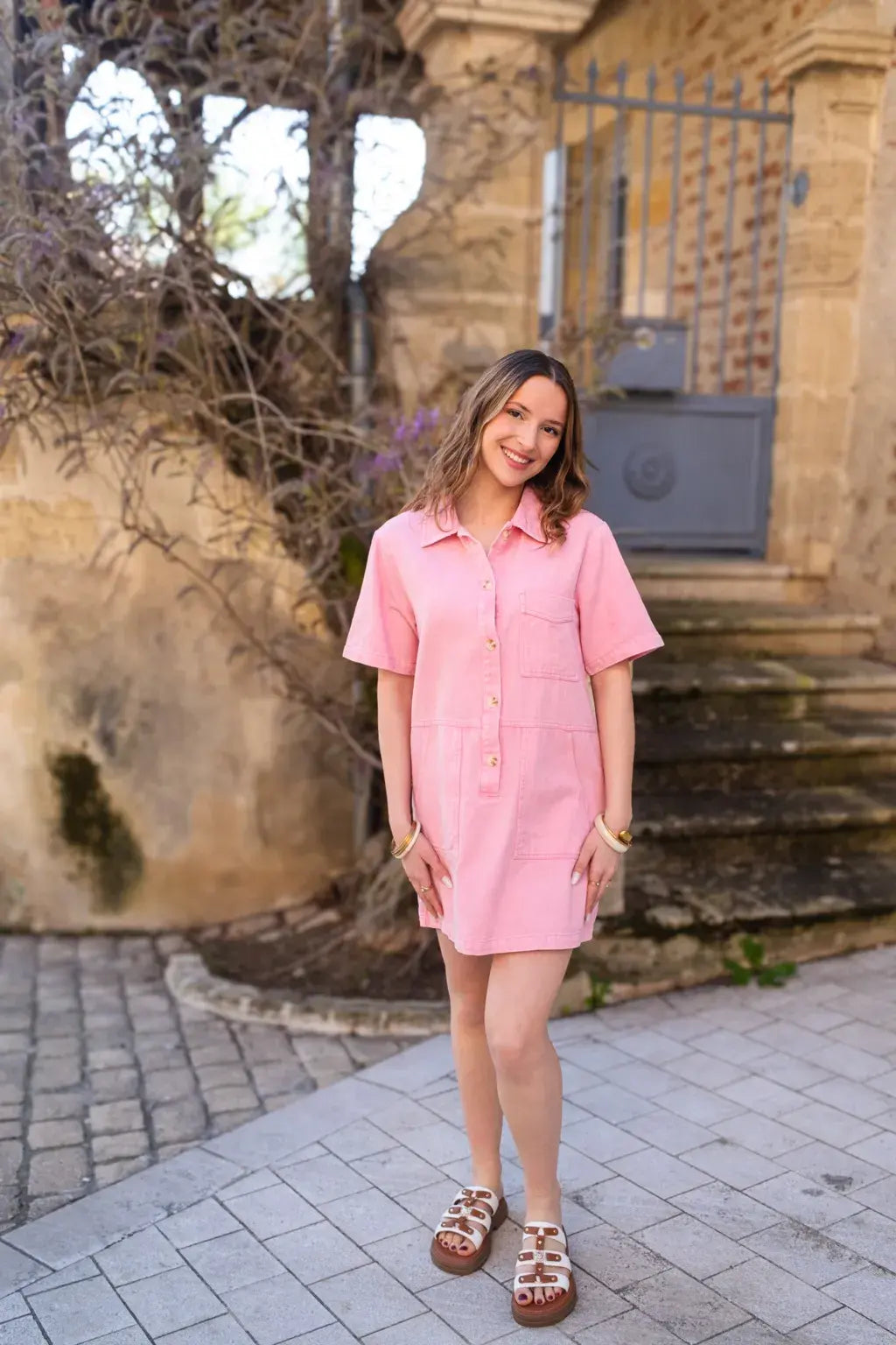 Robe en jean Laureline