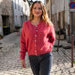 Gilet Bobby framboise