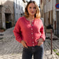 Gilet Bobby framboise