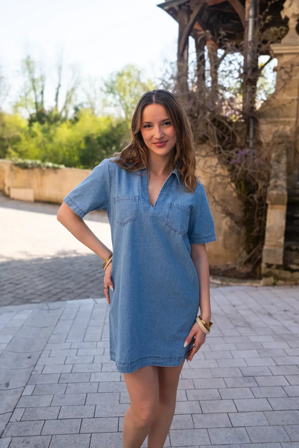 Robe en jean Martina