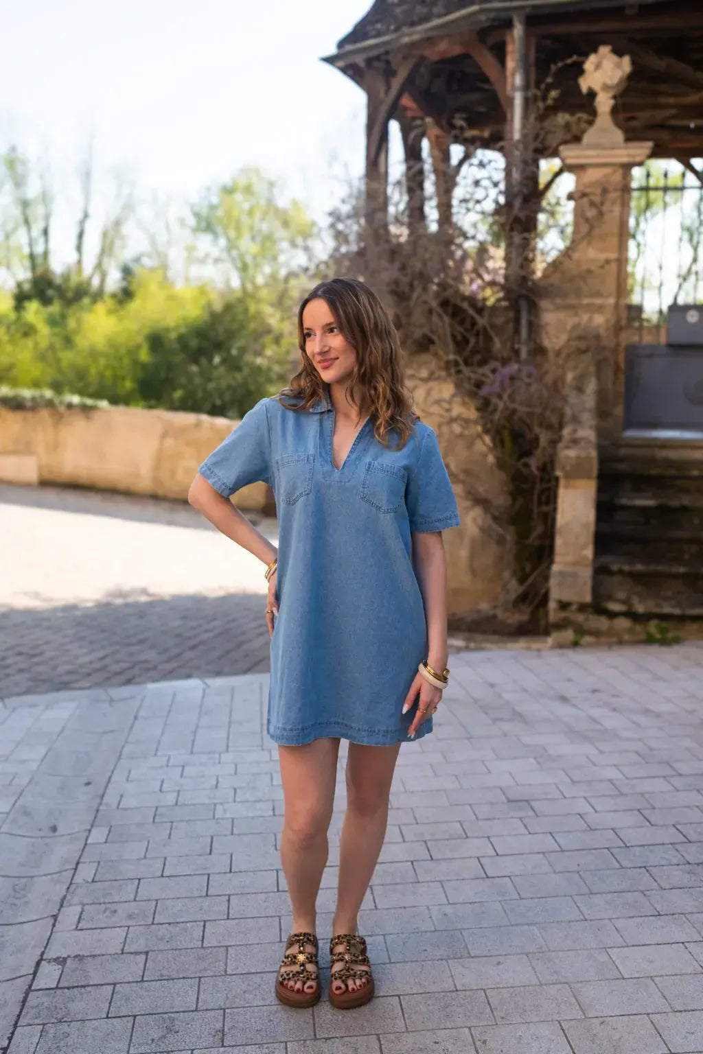 Robe en jean Martina