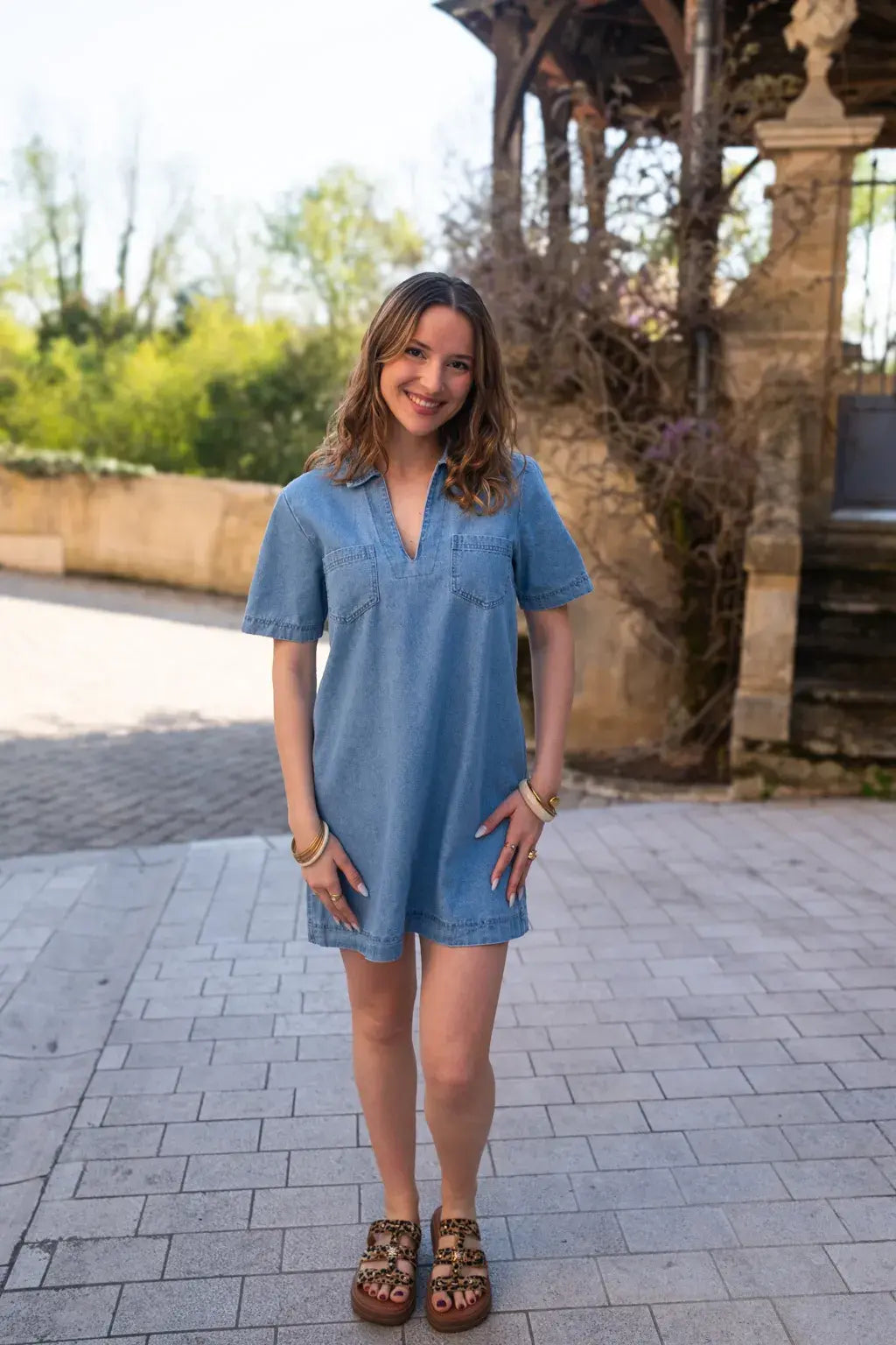 Robe en jean Martina