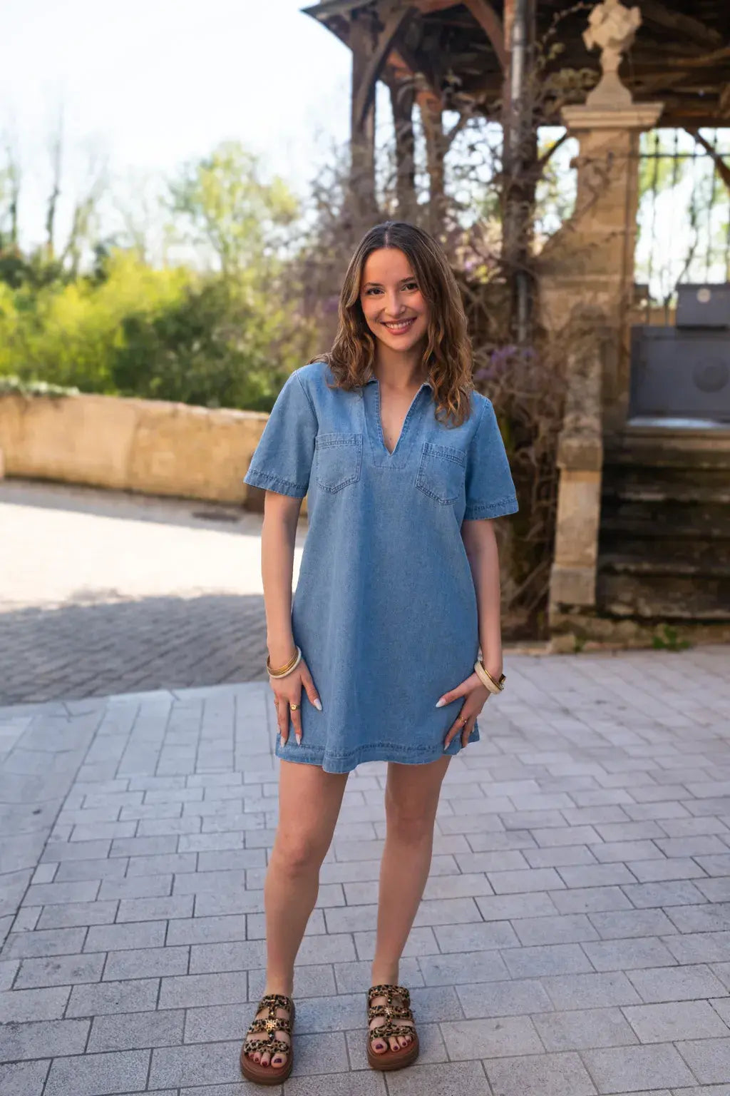 Robe en jean Martina