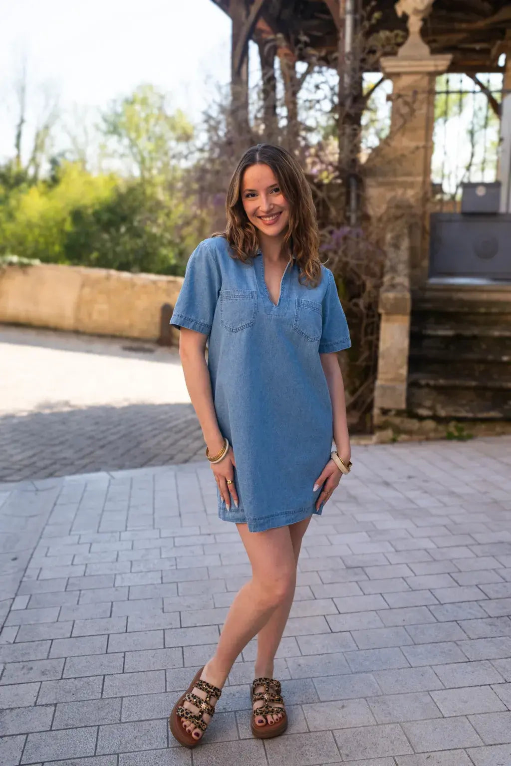 Robe en jean Martina