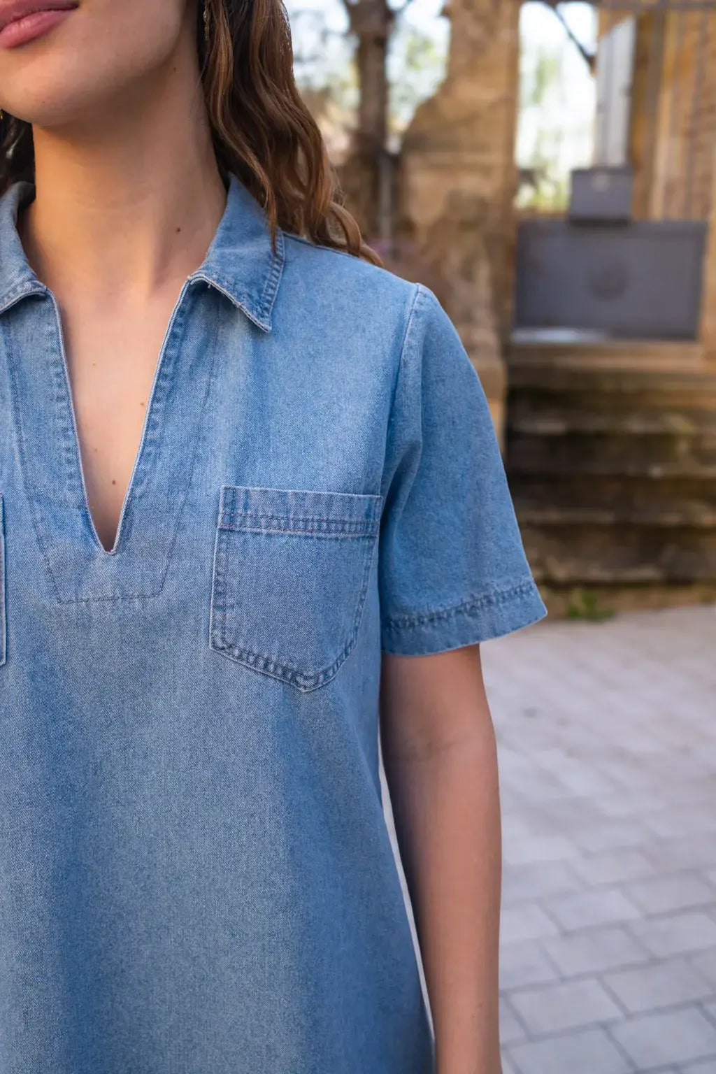 Robe en jean Martina