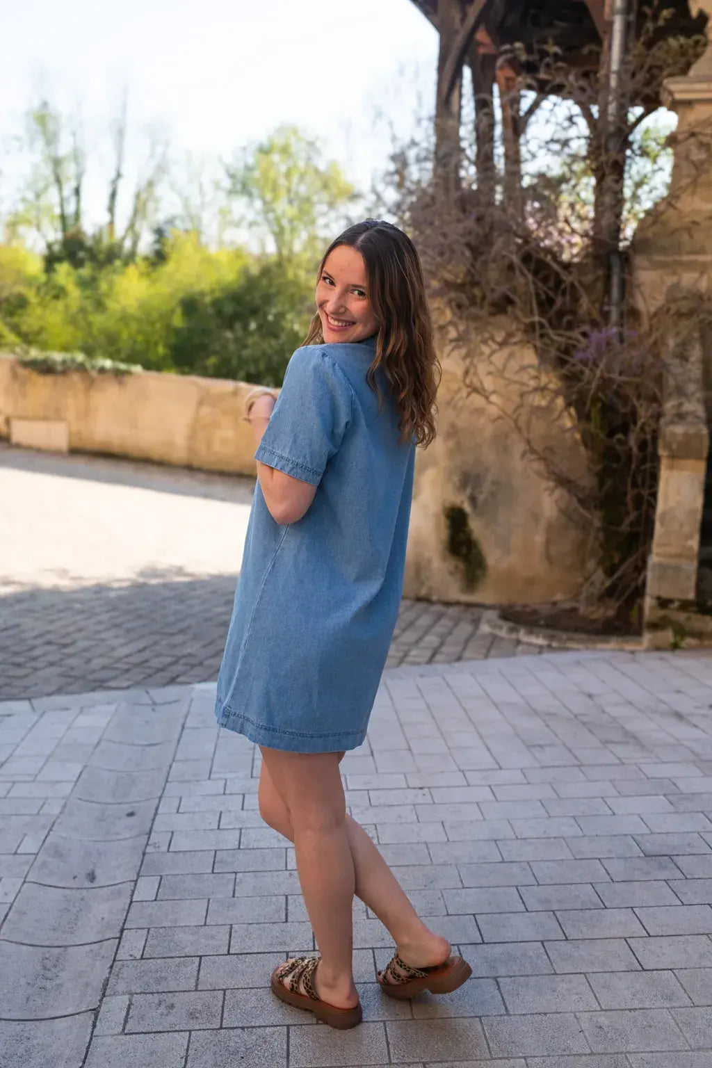Robe en jean Martina