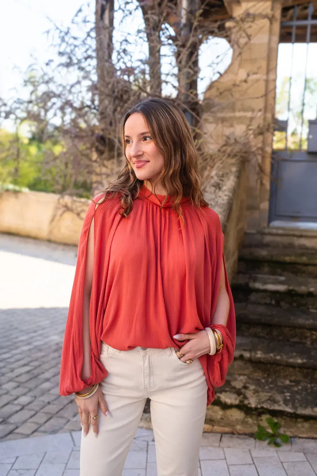Blouse Stella terracotta