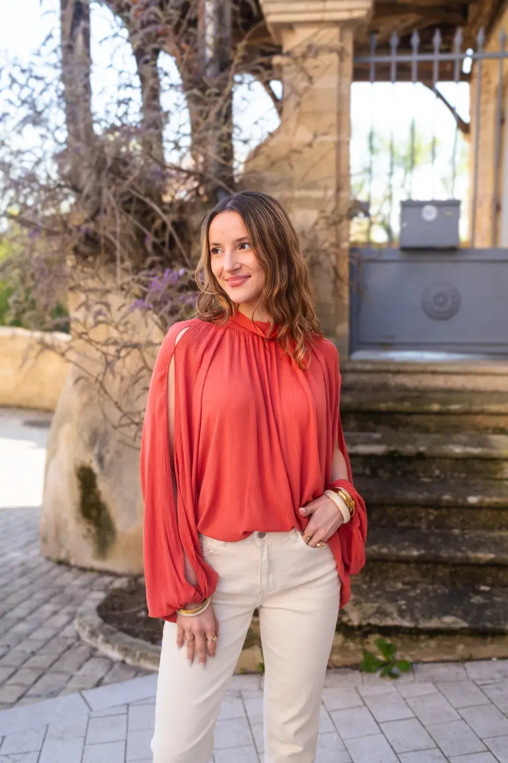 Blouse Stella terracotta