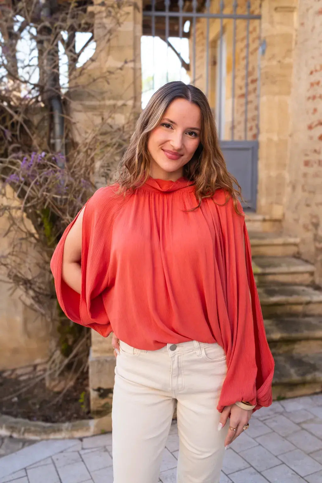 Blouse Stella terracotta