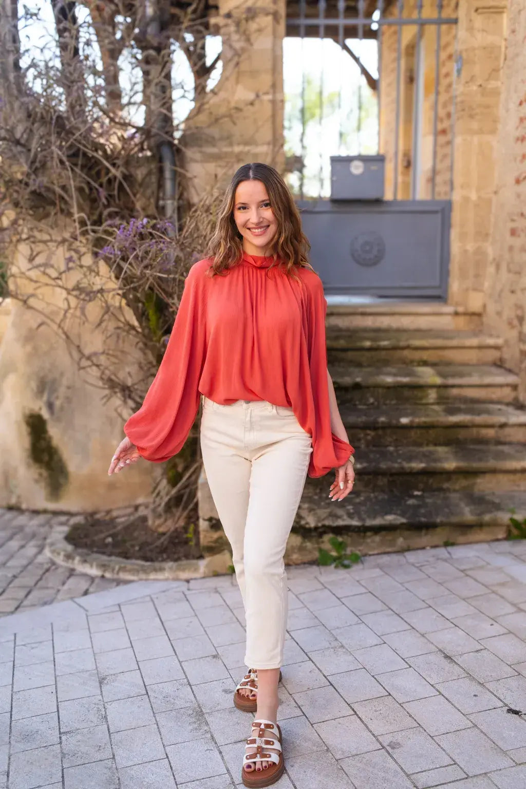 Blouse Stella terracotta