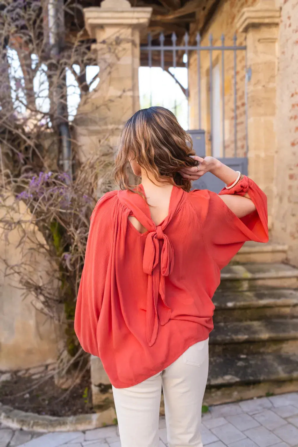 Blouse Stella terracotta