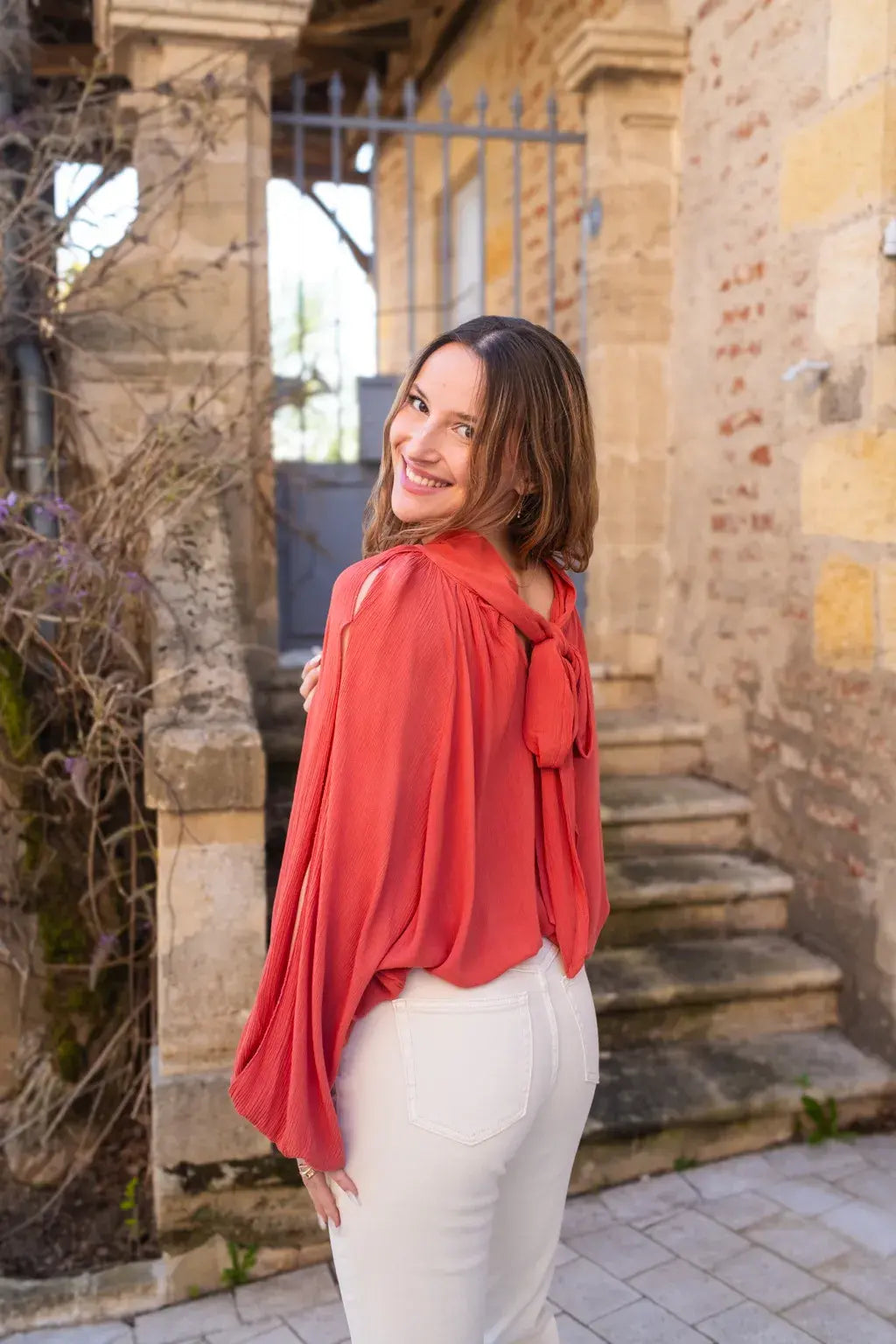 Blouse Stella terracotta