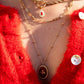 Collier multi rangs - Abeille rouge