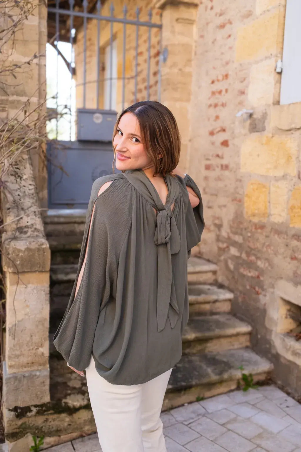 Blouse Stella kaki