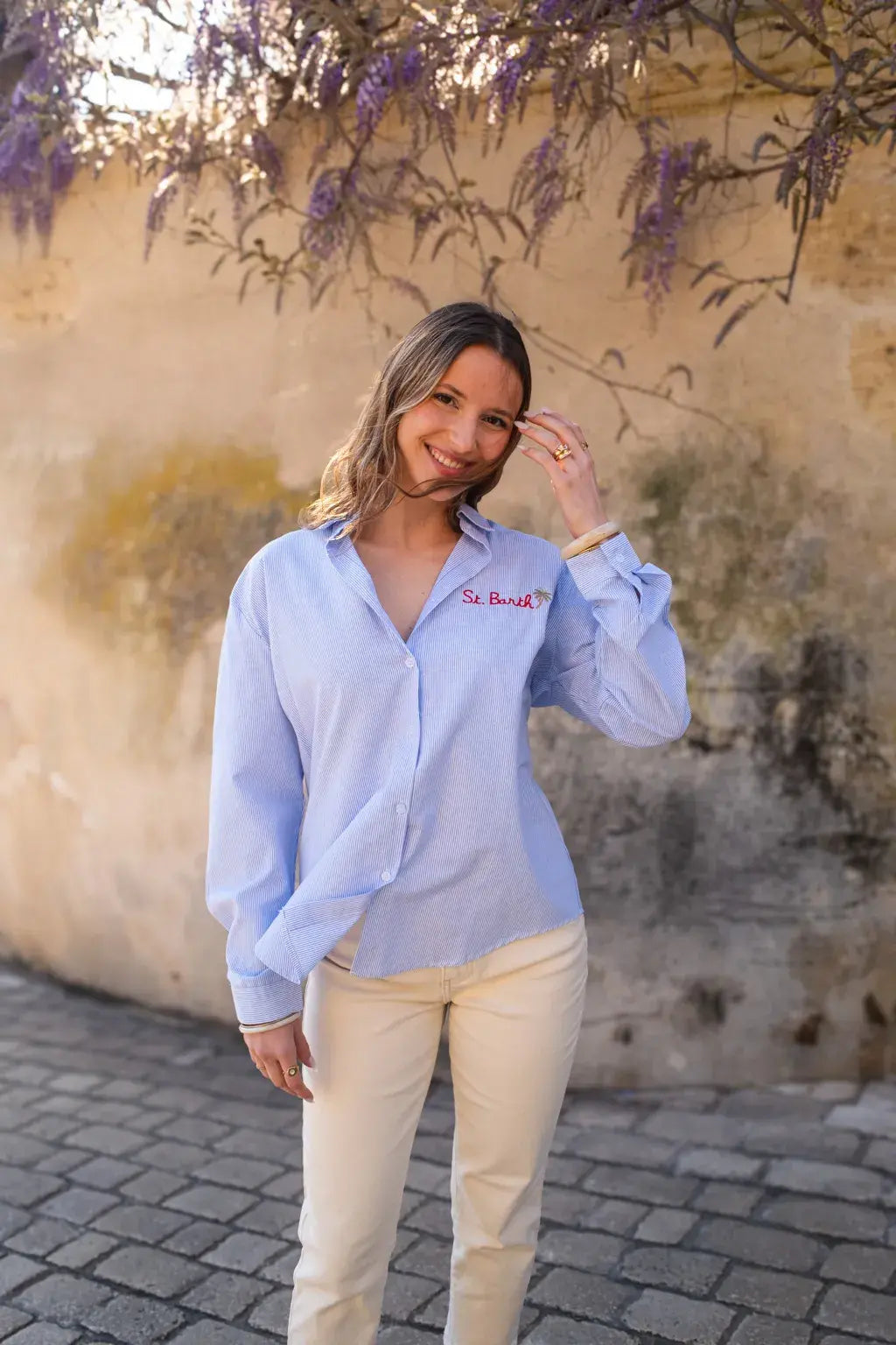 Chemise St. Barth bleue
