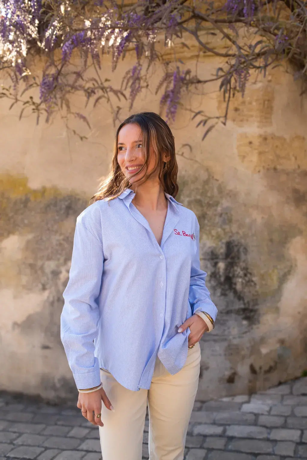 Chemise St. Barth bleue