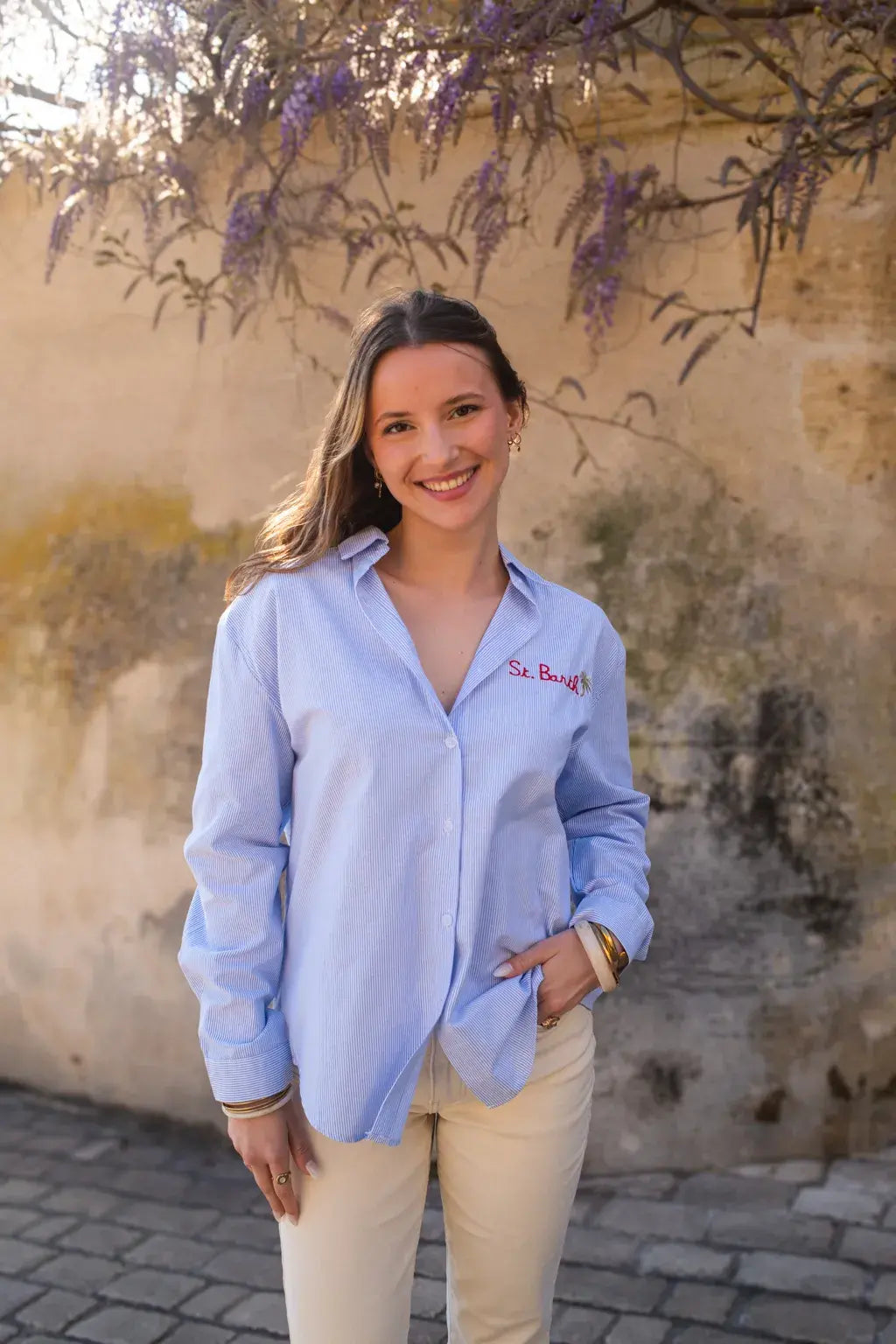 Chemise St. Barth bleue