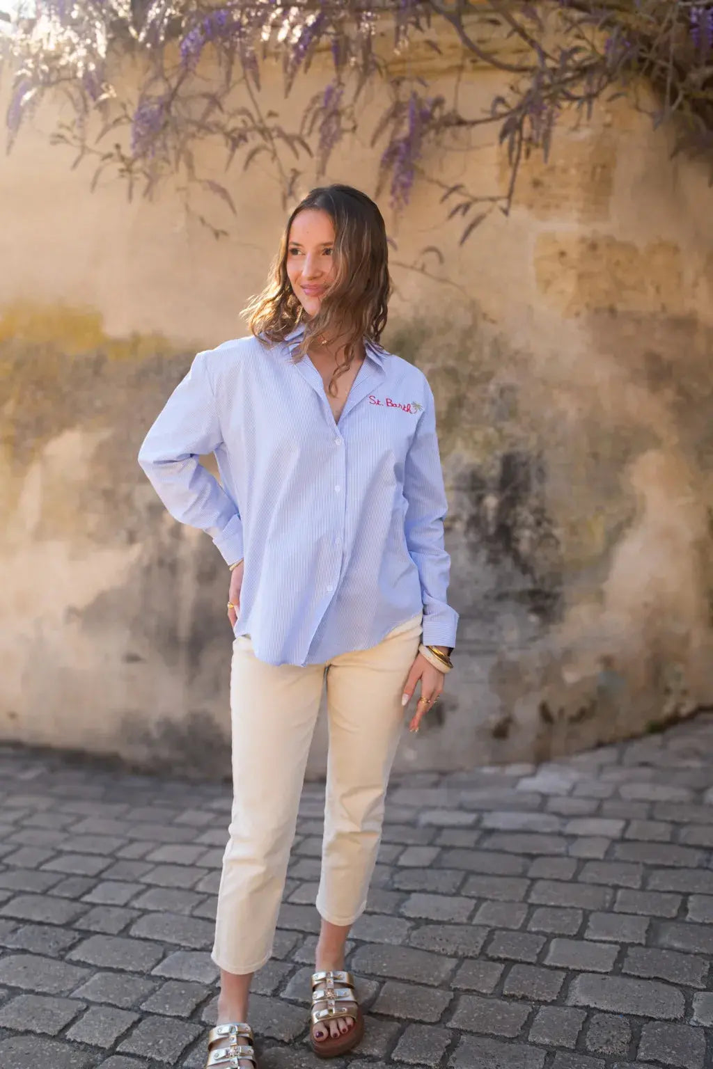 Chemise St. Barth bleue