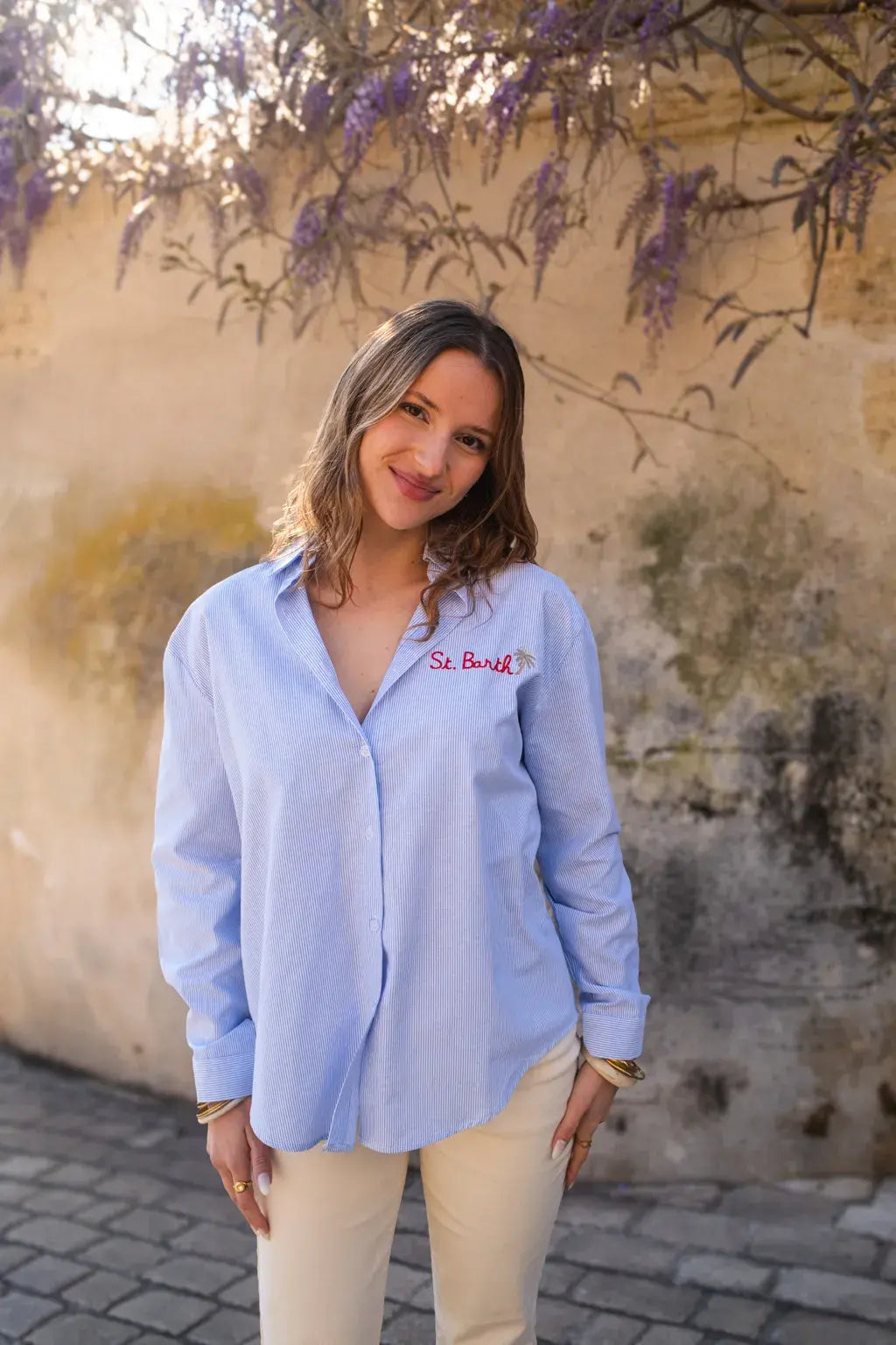 Chemise St. Barth bleue