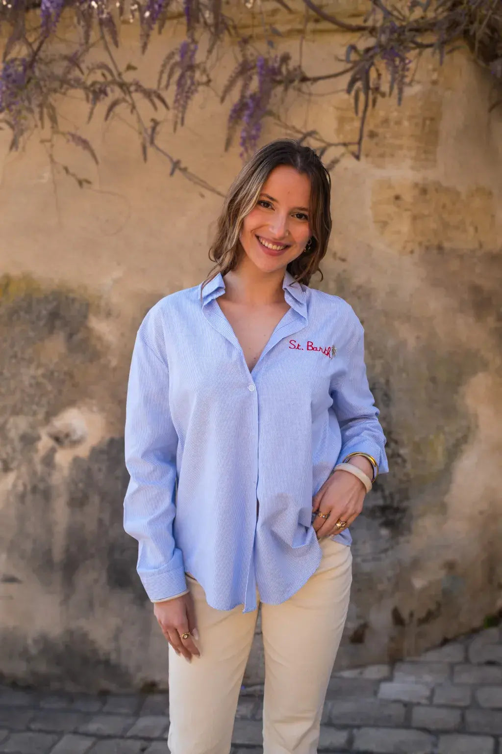 Chemise St. Barth bleue