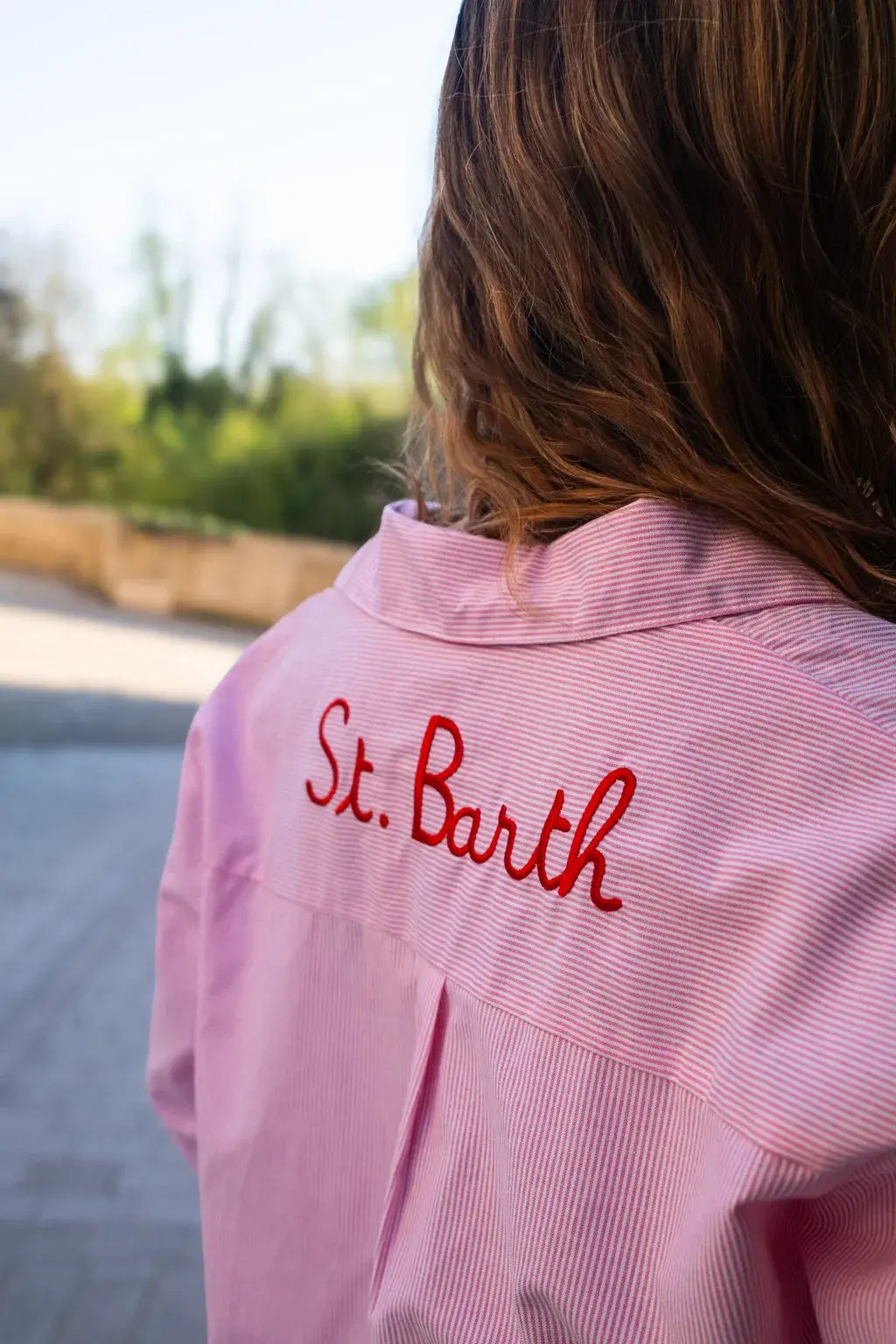 Chemise St. Barth rose