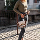 Sac Era moumoute ecru/cognac