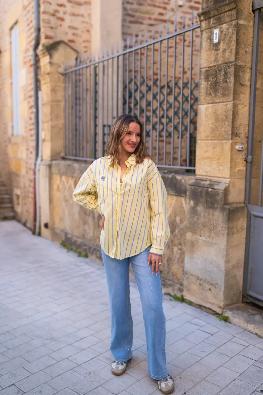Chemise All good fun jaune