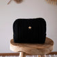Trousse en coton matelassé - Noire