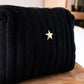 Trousse en coton matelassé - Noire