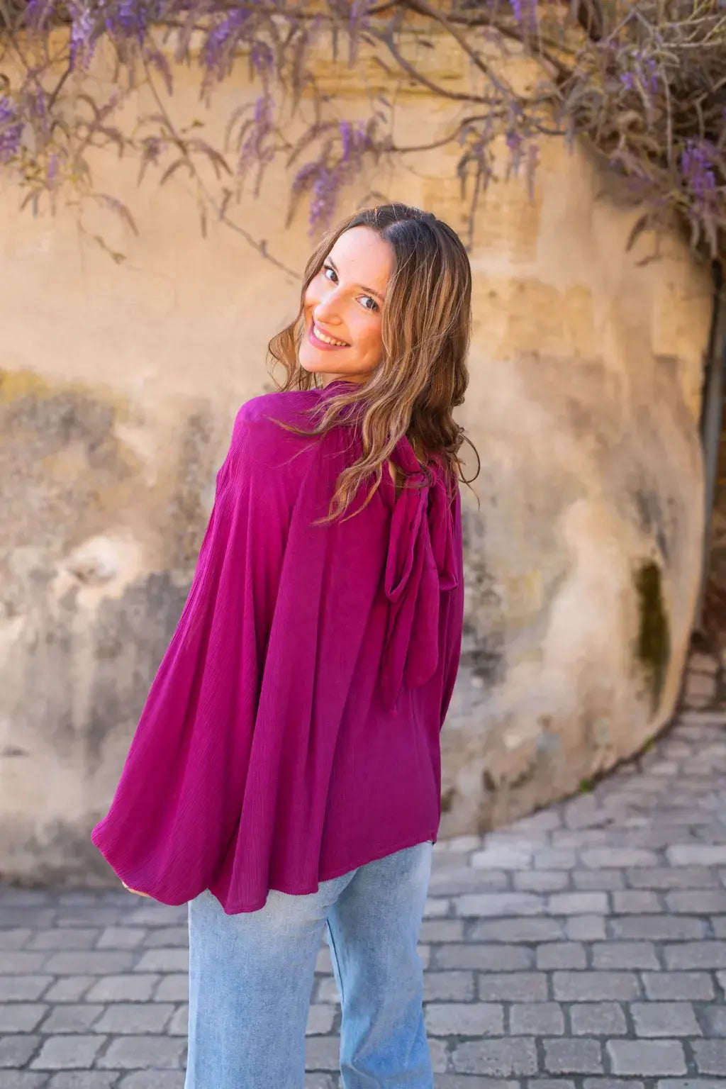 Blouse Stella framboise