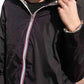 Imperméable rembourré mi-saison Laura Jo - Mandy court noir/doré