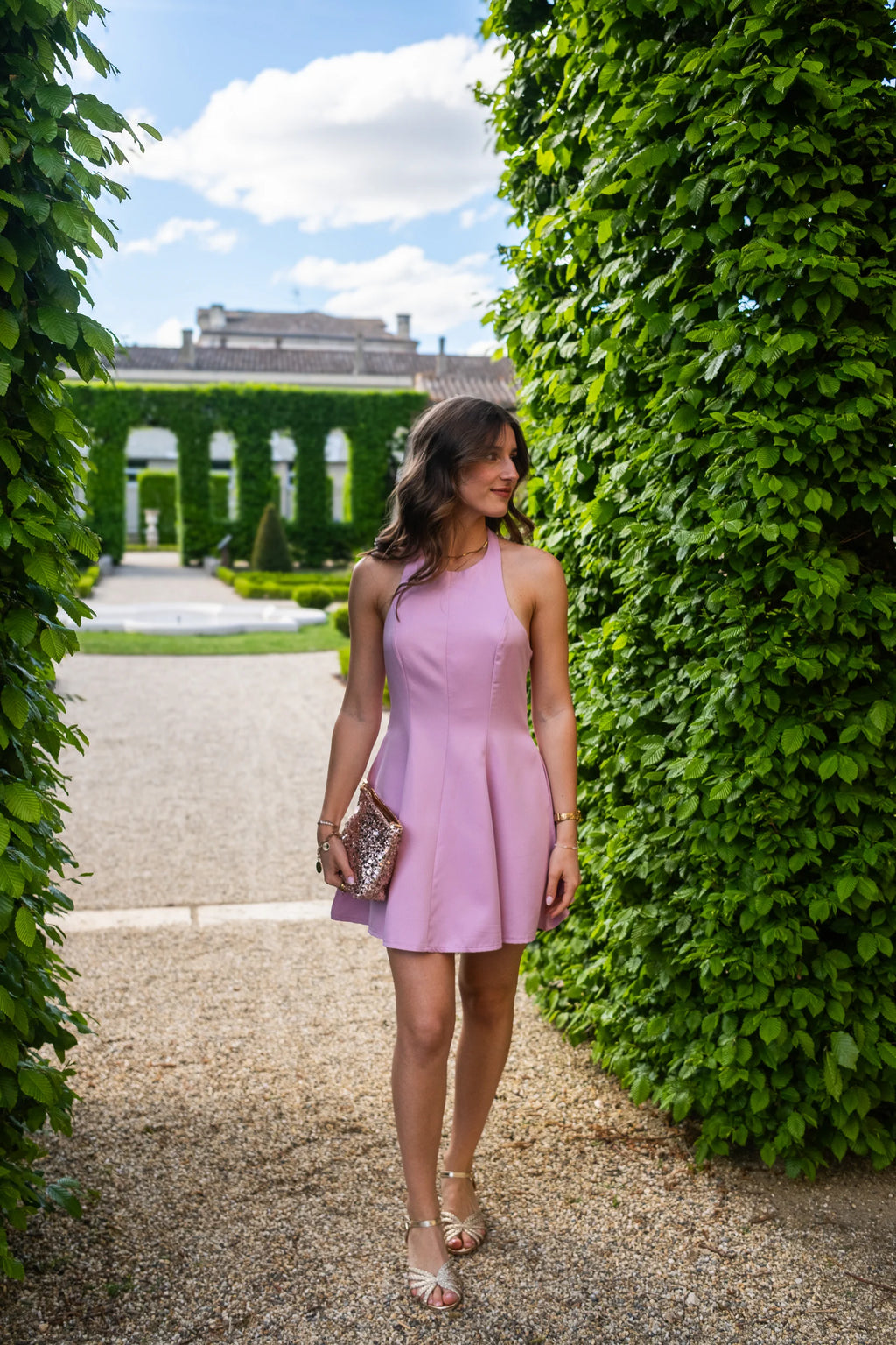 Robe Eleonore rose