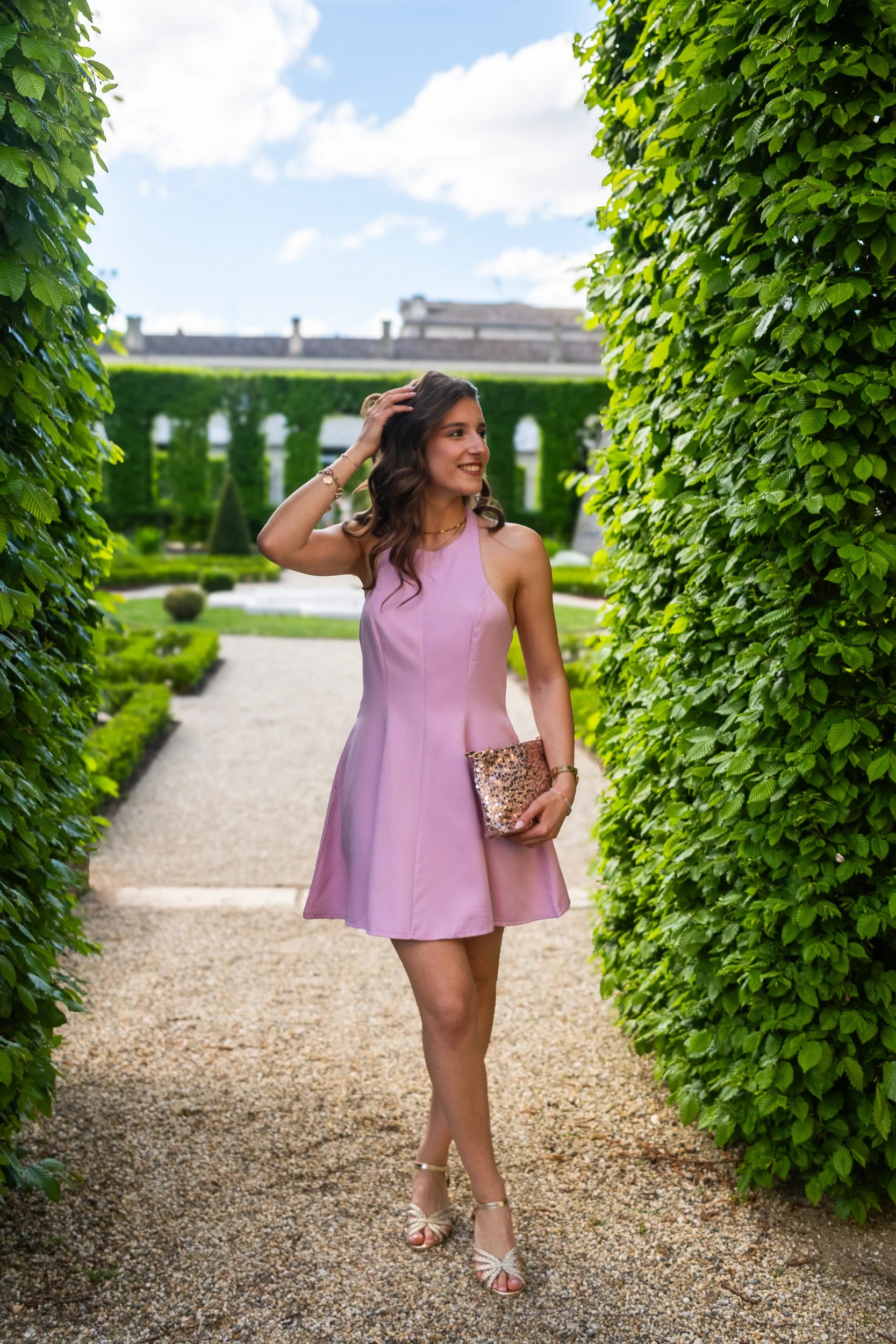 Robe Eleonore rose