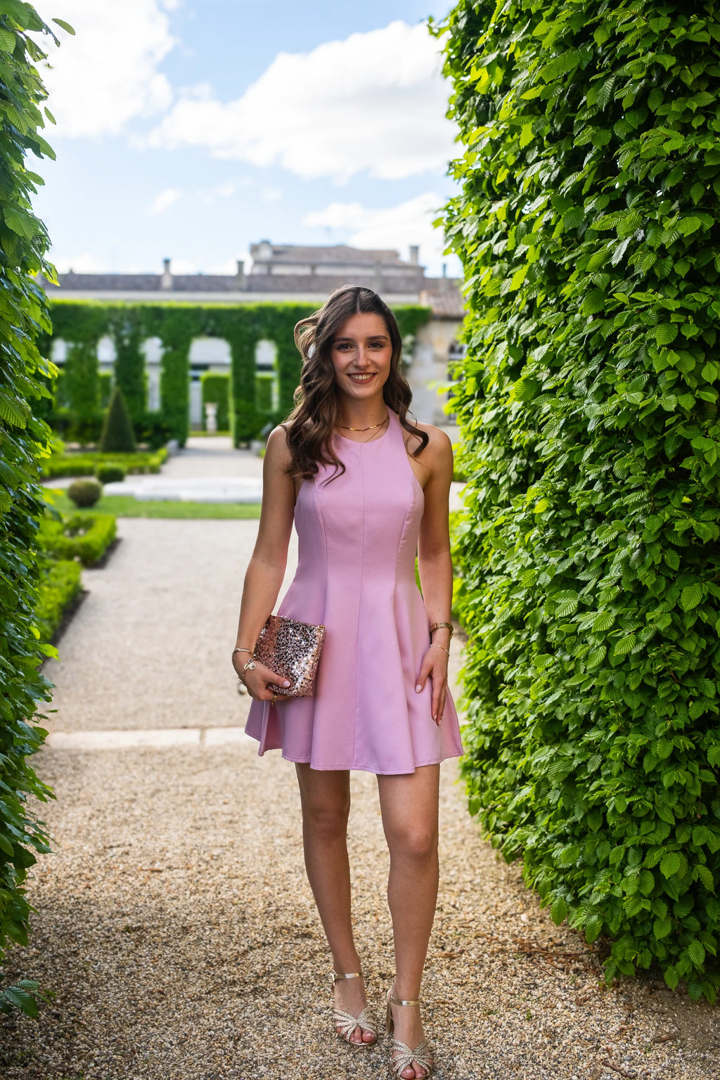 Robe Eleonore rose
