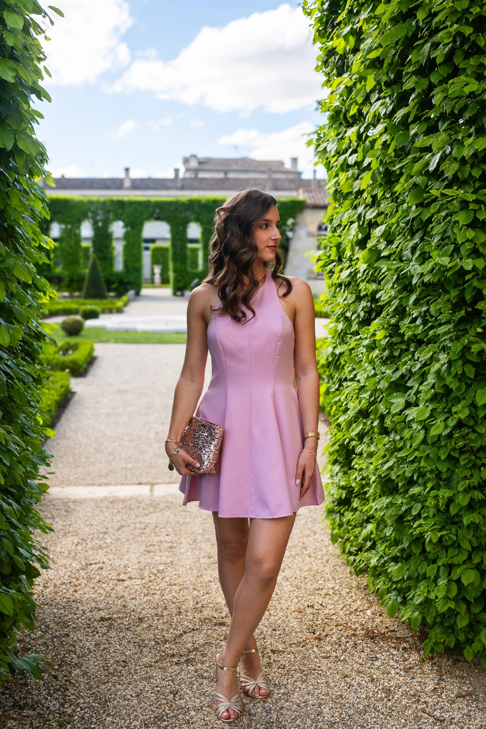 Robe Eleonore rose