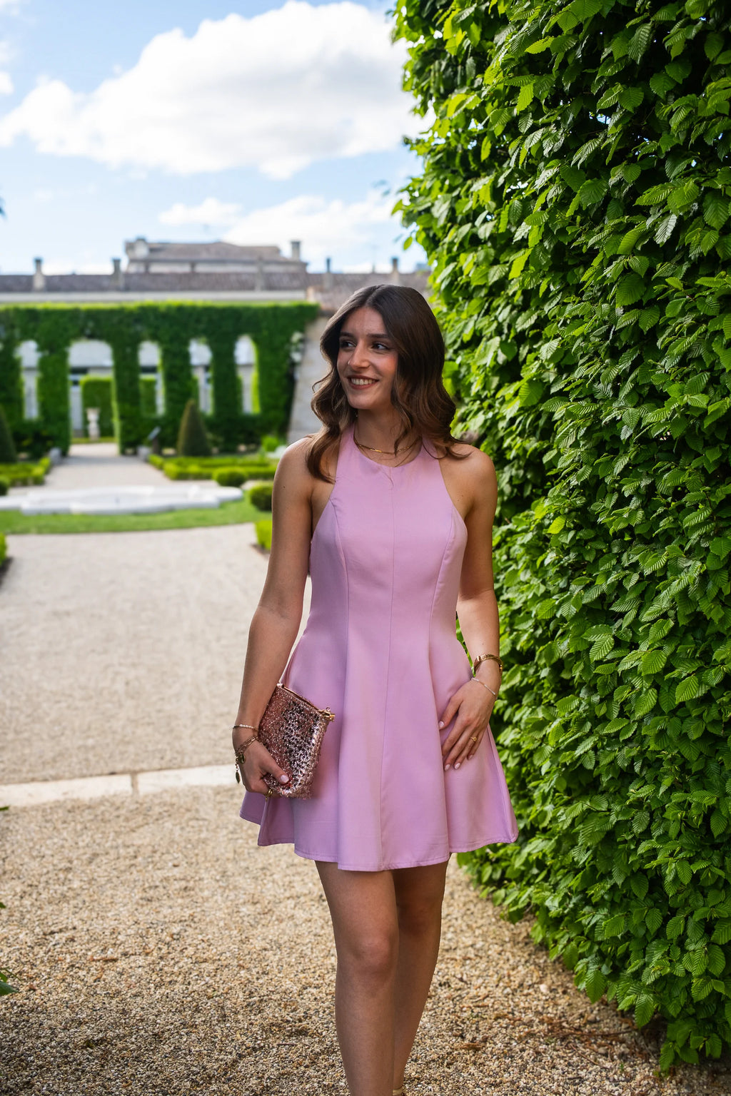 Robe Eleonore rose