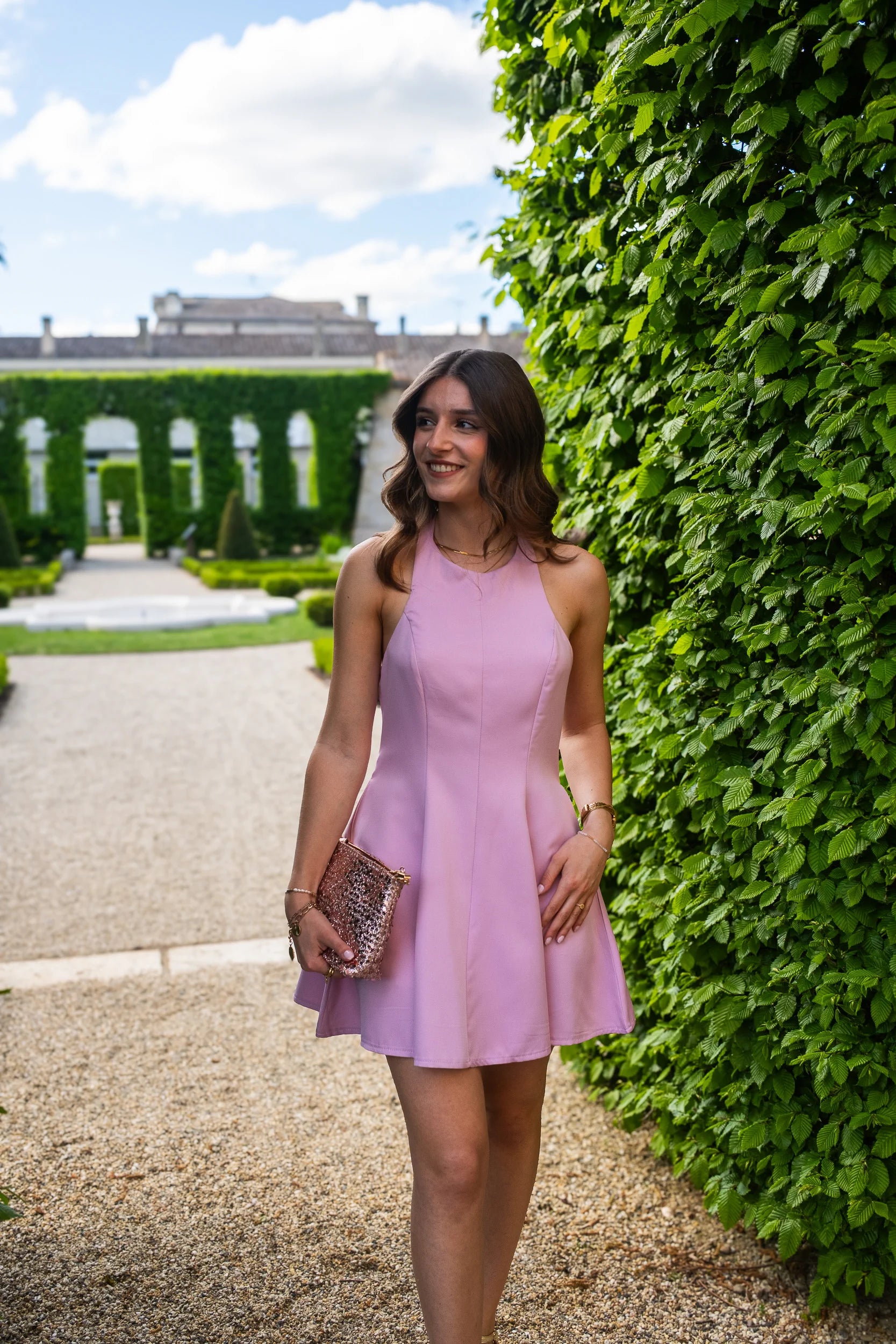 Robe Eleonore rose
