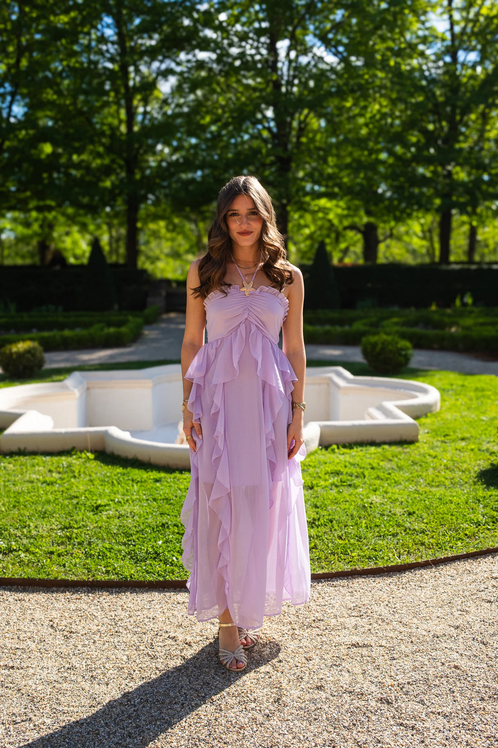 Robe Coralia lilas