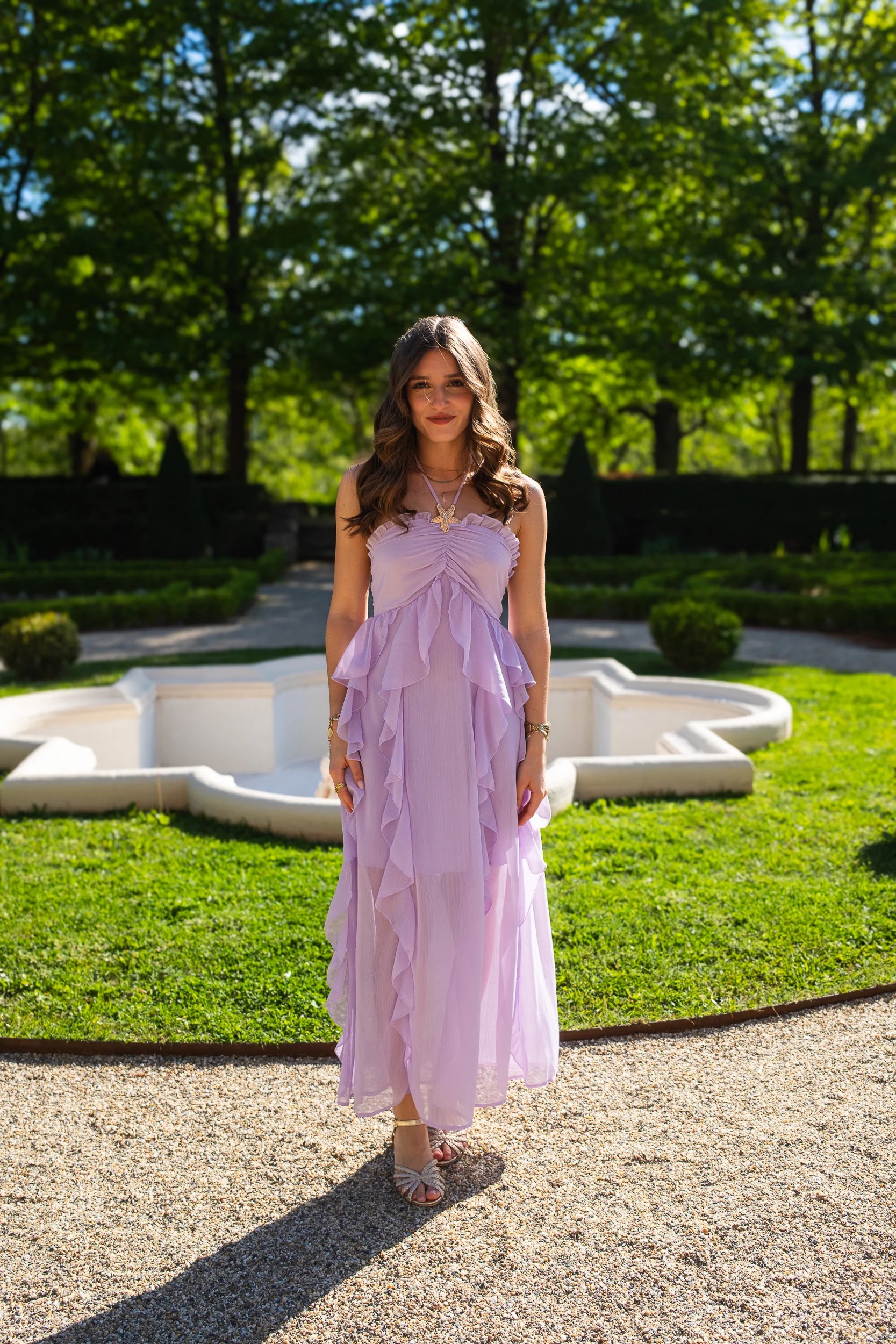Robe Coralia lilas