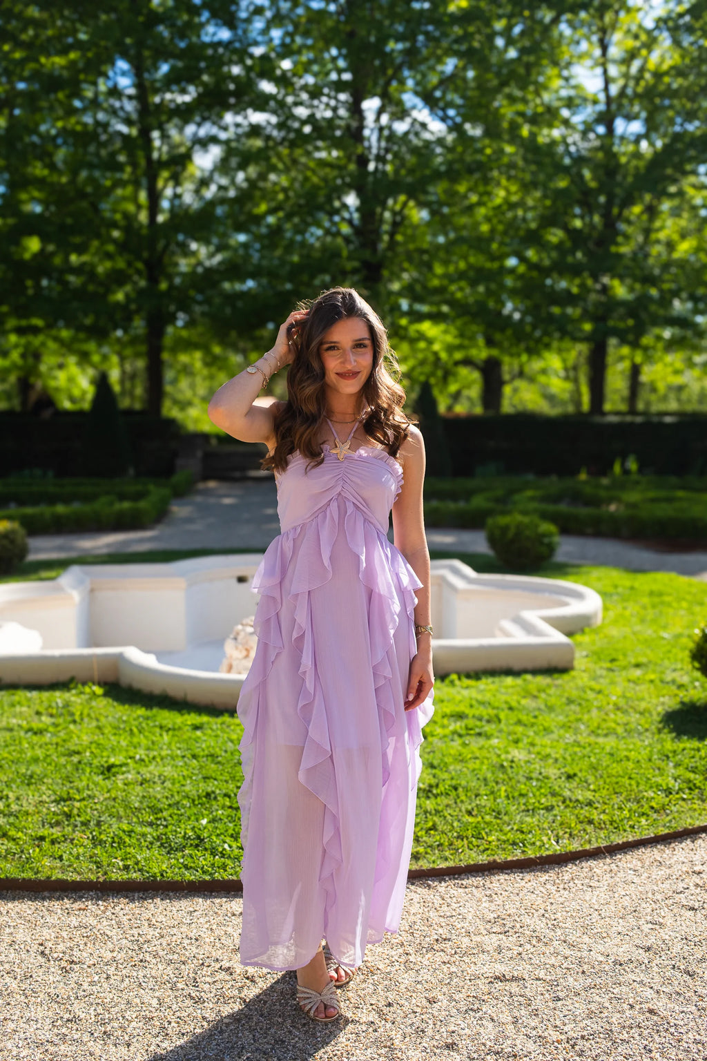 Robe Coralia lilas
