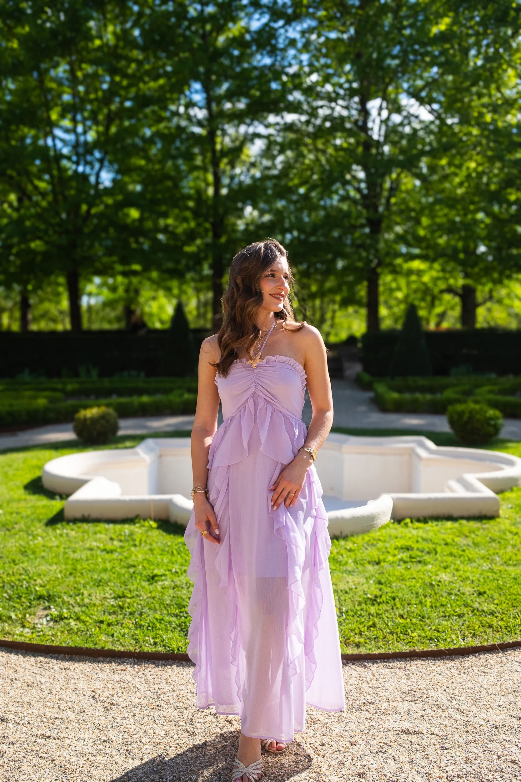 Robe Coralia lilas