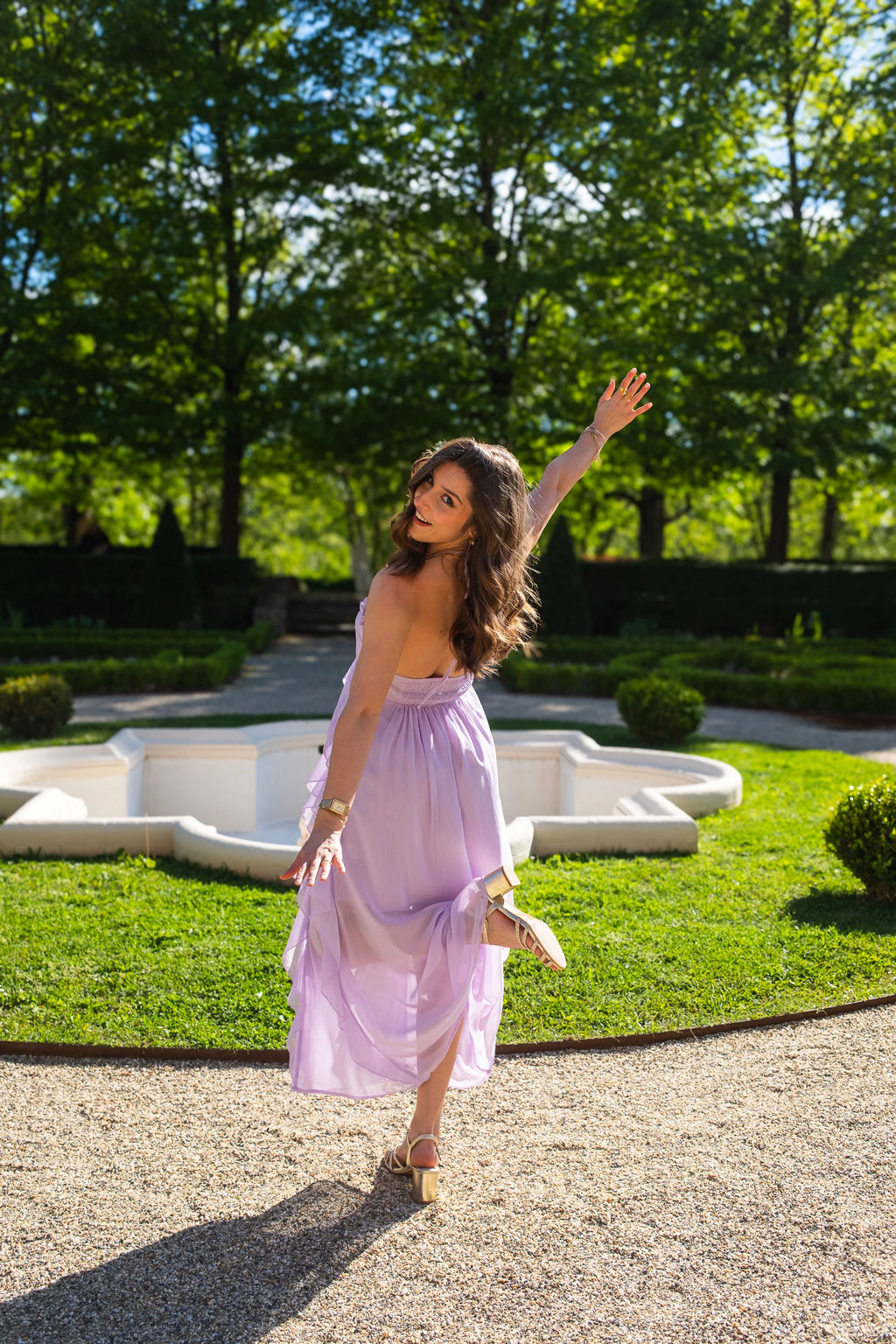 Robe Coralia lilas