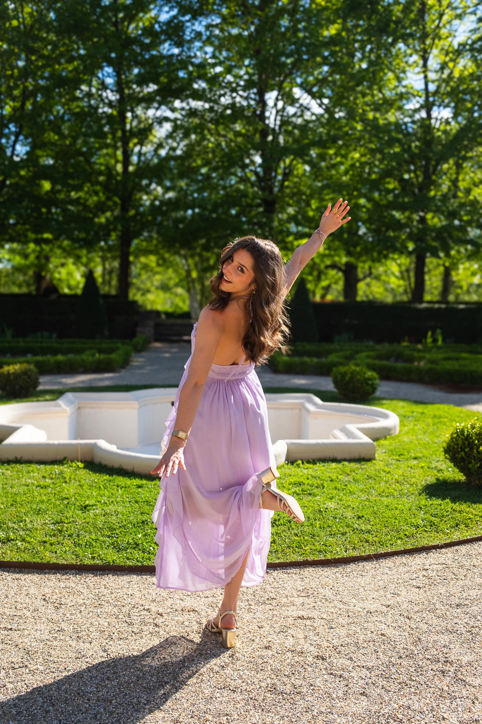 Robe Coralia lilas