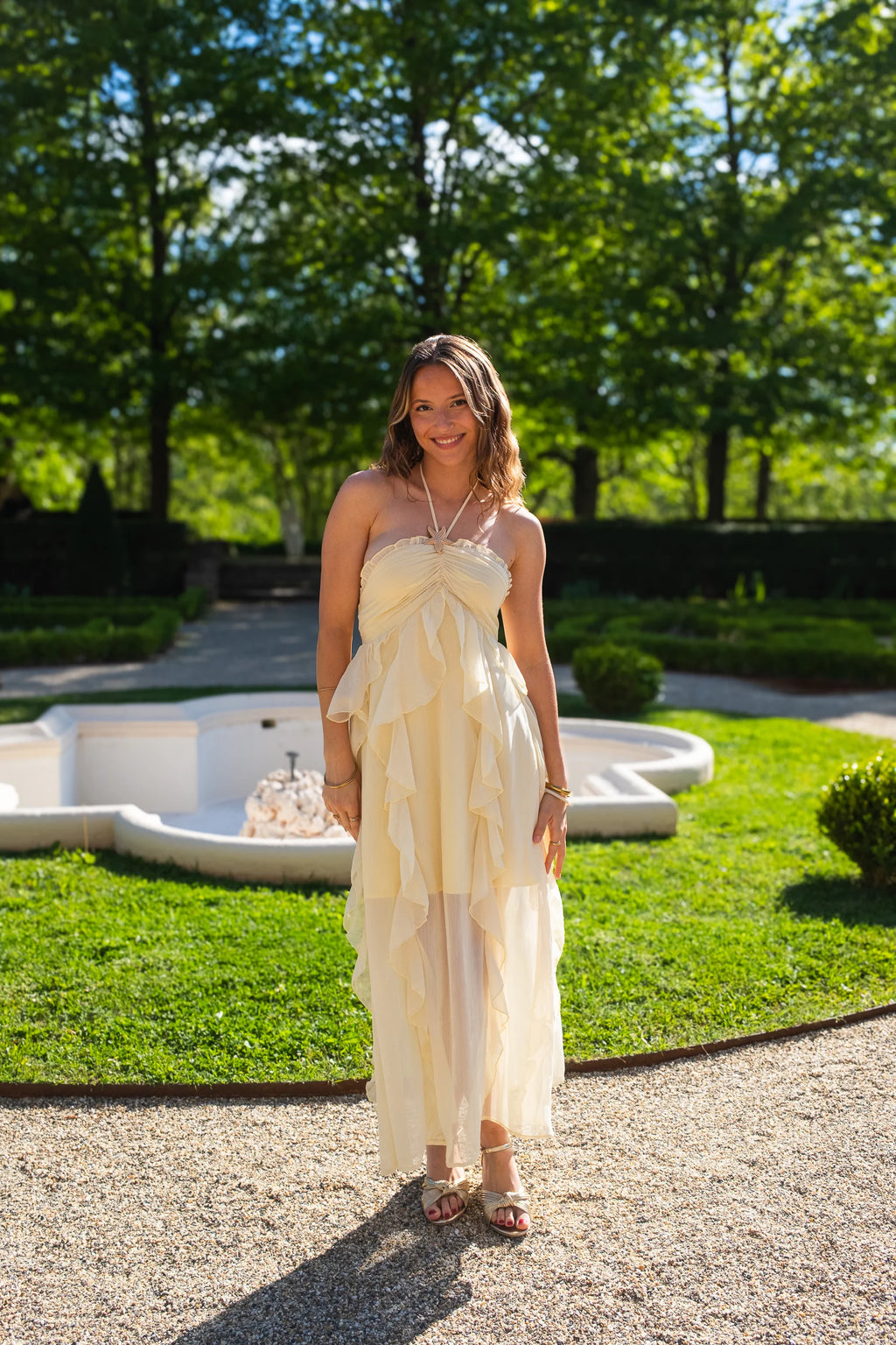 Robe Coralia jaune