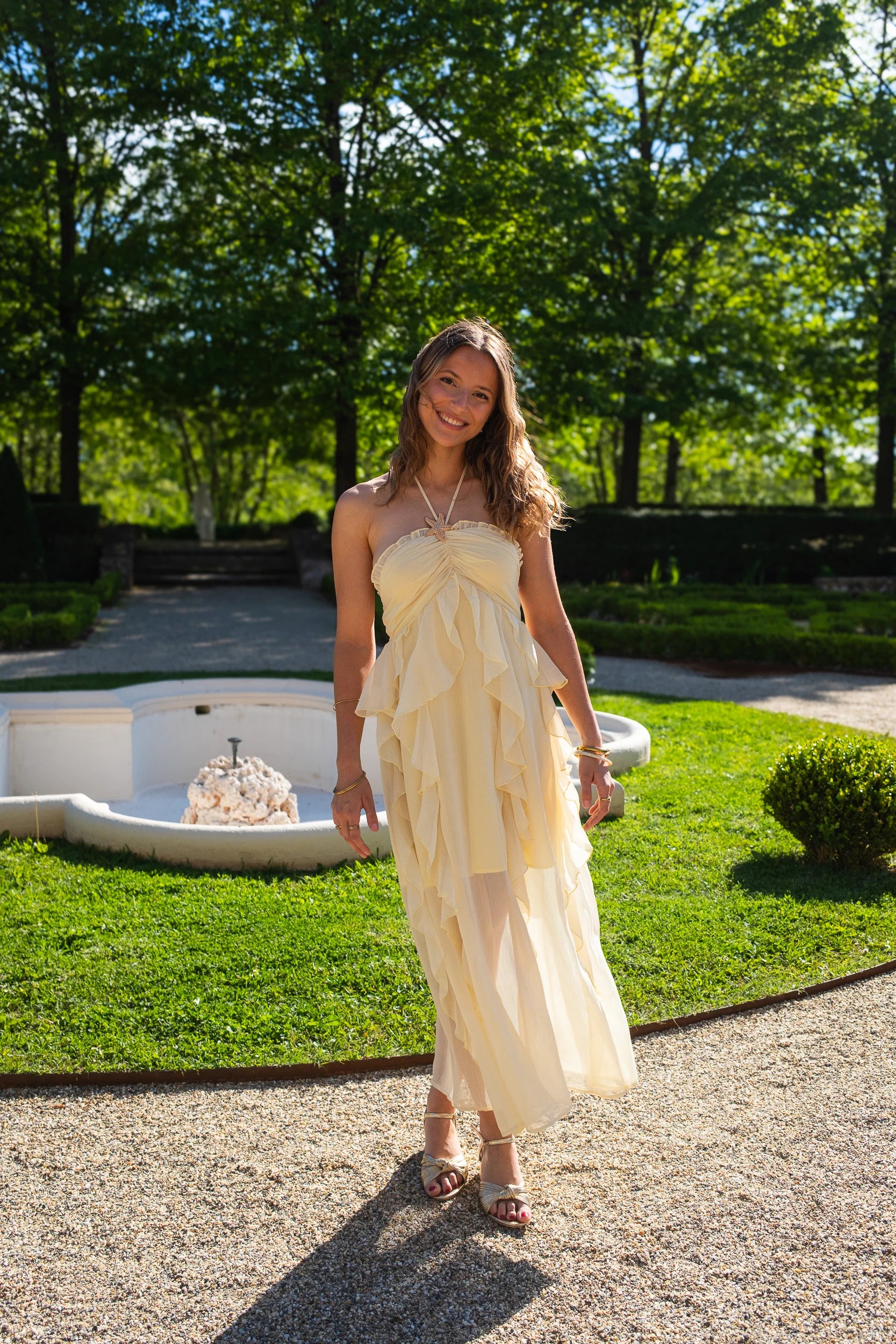 Robe Coralia jaune